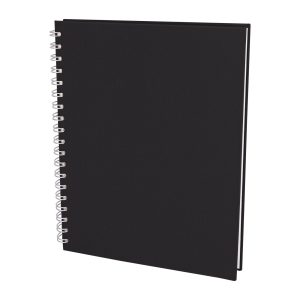 SEĞMENLER SİYAH KARELİ SPİRALLİ TARİHSİZ DEFTER (19X25 CM)